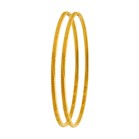 22KT Yellow Gold Chur Bangle For Women