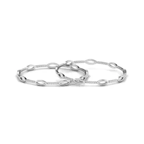 Aesthetic Light Weight Silver Bangle