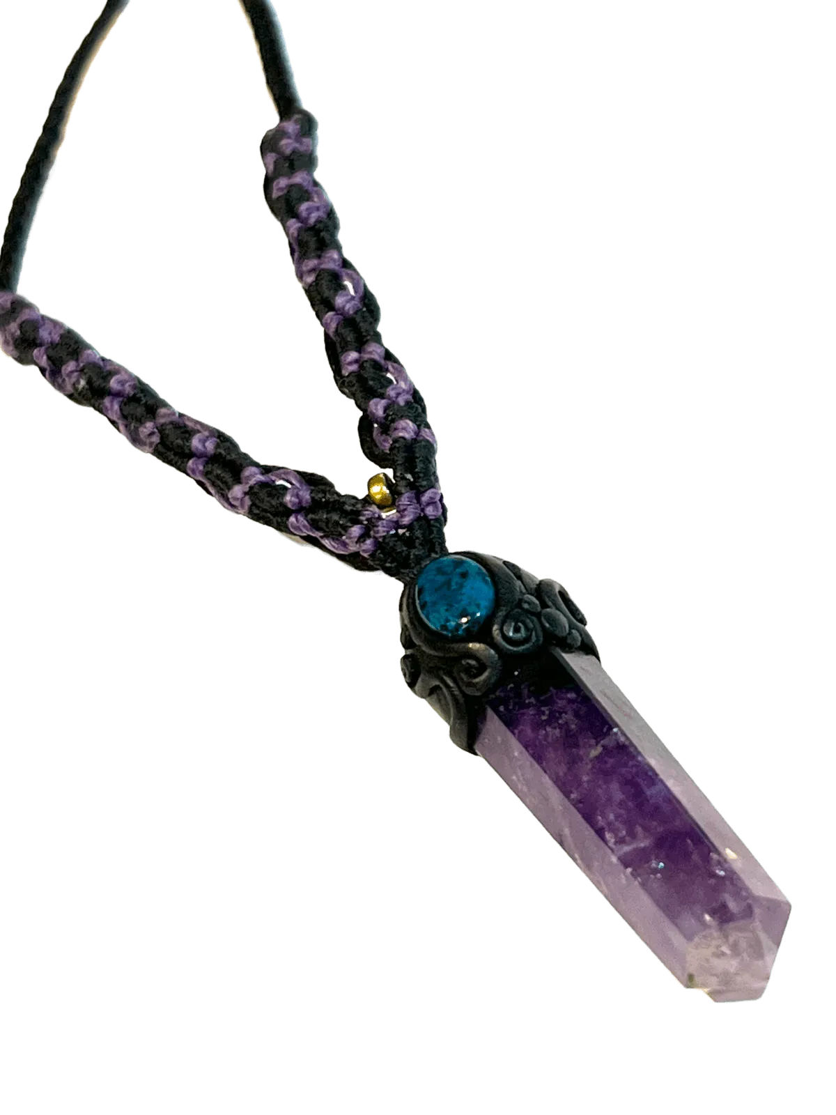 Amethyst Enchantment: Powerful Amethyst Crystal Pendant Necklace