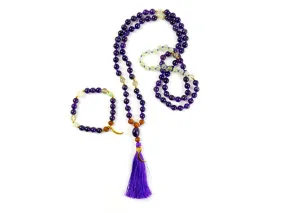 Amethyst Mala Set