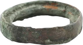 ANCIENT VIKING WEDDING RING C.850-1050 AD, SIZE 9