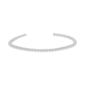 Bubble Rhodium Colour Bangle