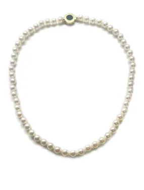 Bulgari Bvlgari 18-inch Pearl & 18k Gold Necklace with Original Case