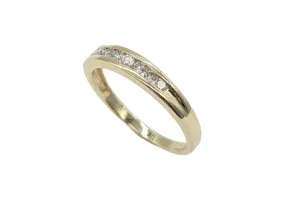 Channel Set Diamond Band