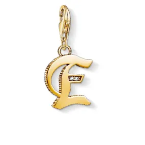 CHARM CLUB VINTAGE E PENDANT