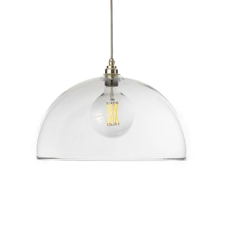 Chiswick Pendant, XL, clear glass