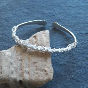 Hallmarked Silver Twist Wrap Bangle