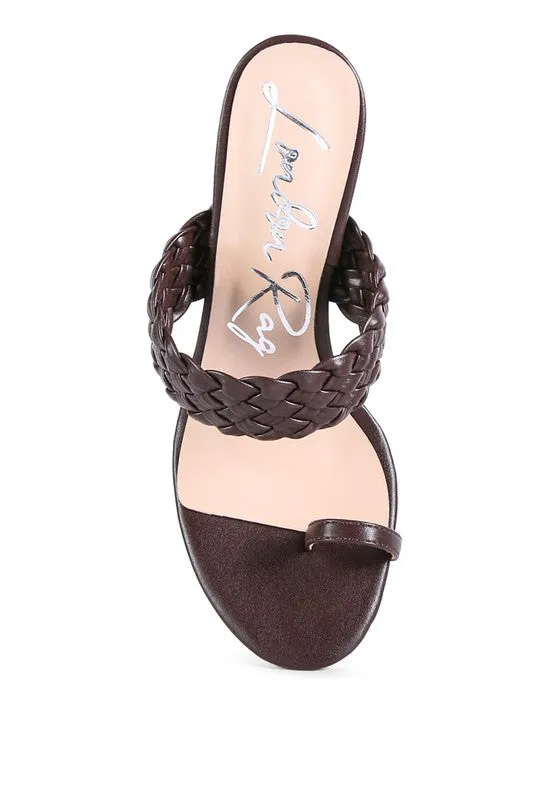 High Society - Woven Toe Ring Sandal