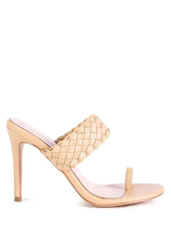 High Society - Woven Toe Ring Sandal