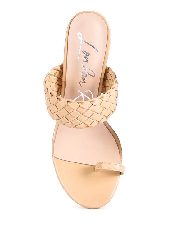 High Society - Woven Toe Ring Sandal