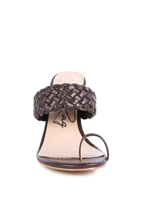 High Society - Woven Toe Ring Sandal