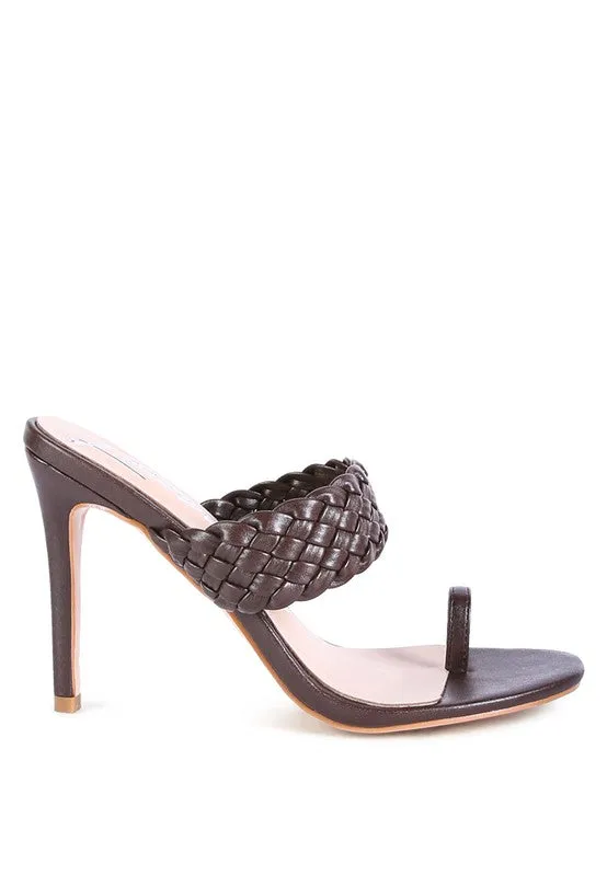 High Society - Woven Toe Ring Sandal