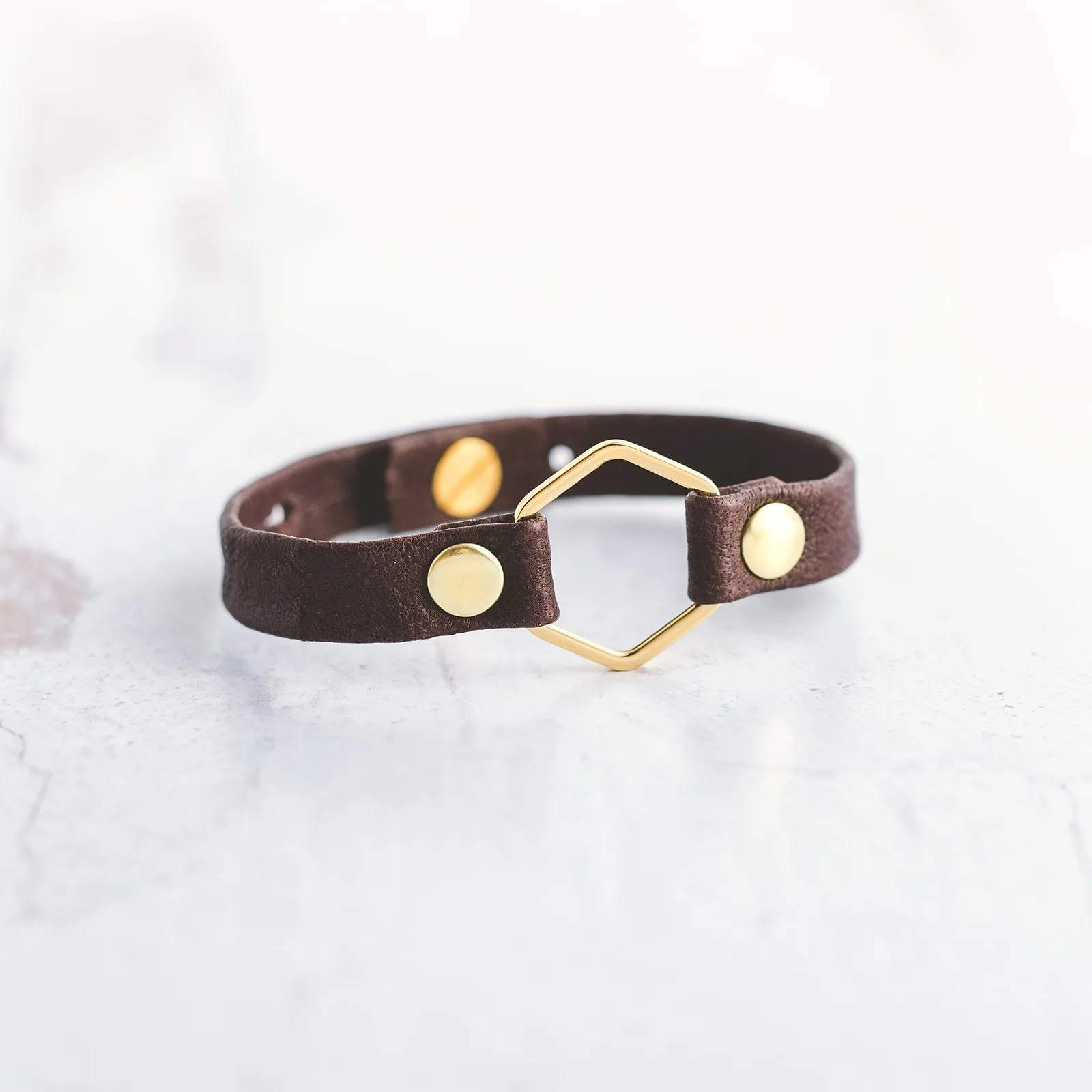 Honeycomb Bracelet-Gold