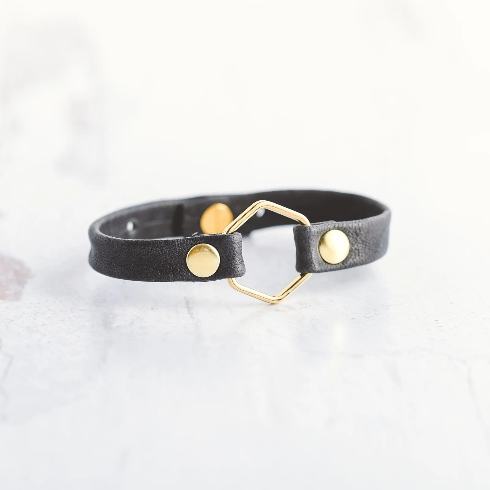 Honeycomb Bracelet-Gold