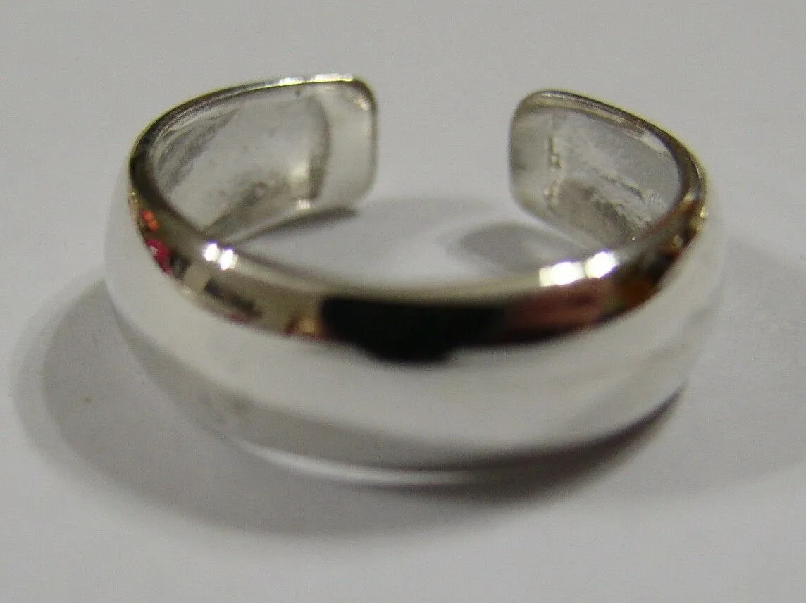 Kaedesigns New Genuine Sterling Silver Plain Dome Toe Ring