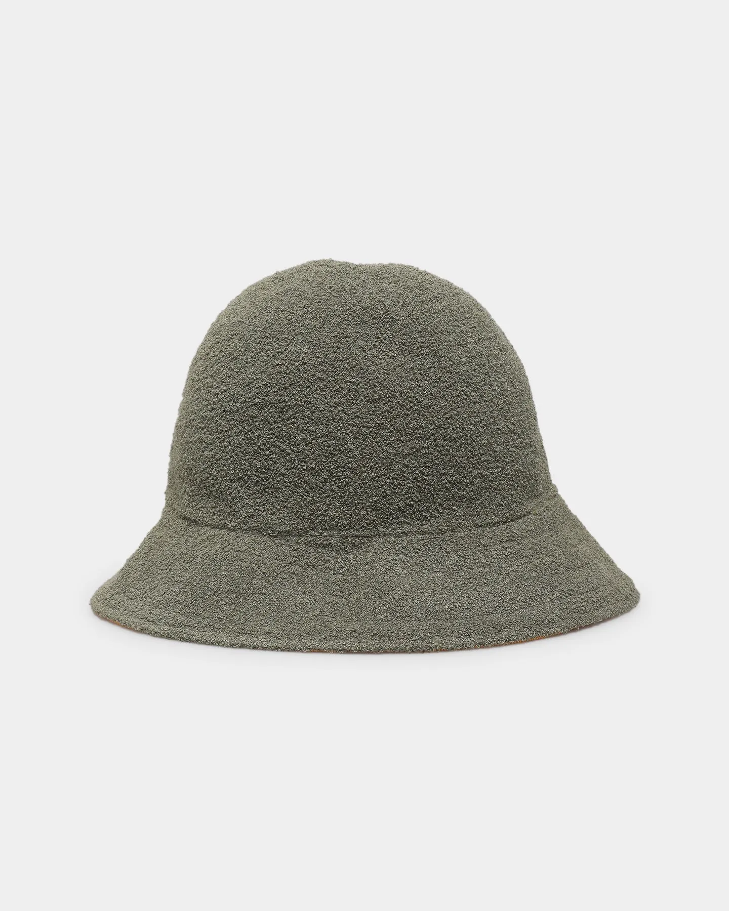 Kangol Flip It Reverse Casual Bucket Hat Oil Green/Warm Apricot