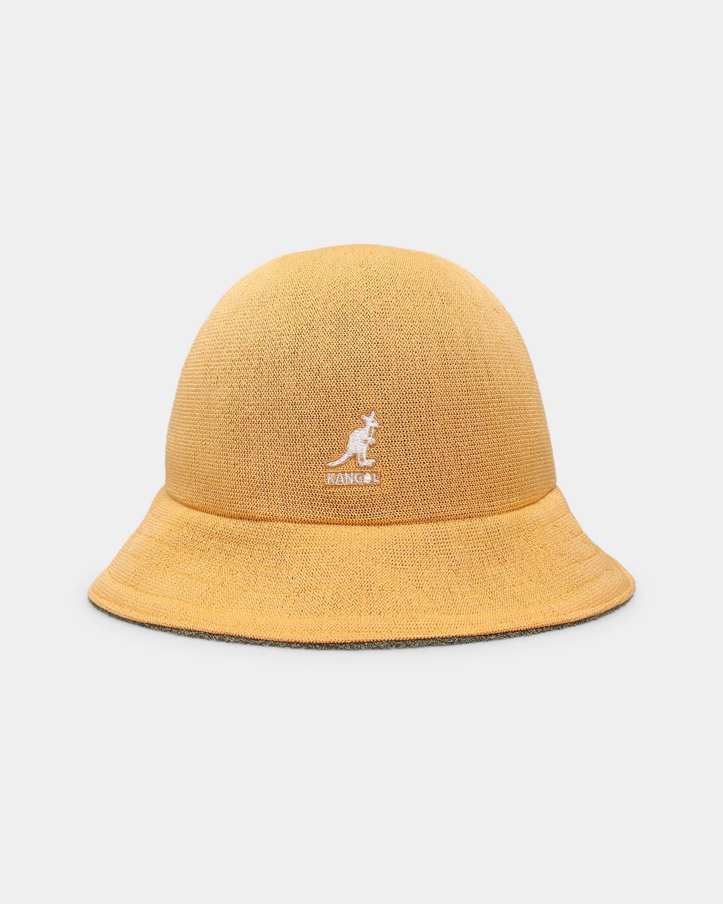 Kangol Flip It Reverse Casual Bucket Hat Oil Green/Warm Apricot