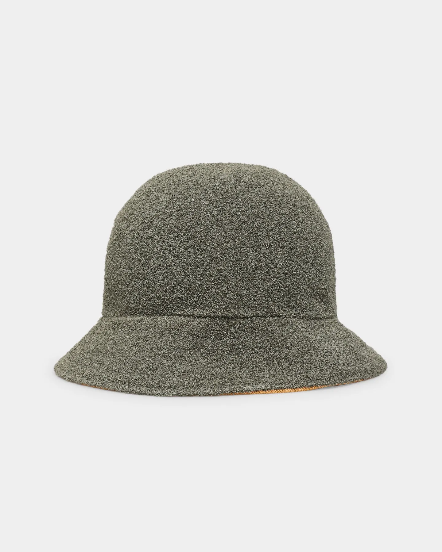 Kangol Flip It Reverse Casual Bucket Hat Oil Green/Warm Apricot