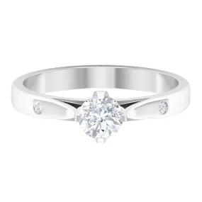 Lab Grown Diamond Solitaire Promise Ring