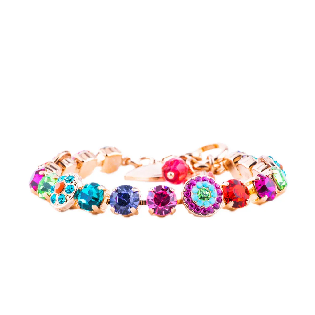 Medium Pavé Bracelet in "Rainbow Sherbet" *Preorder*