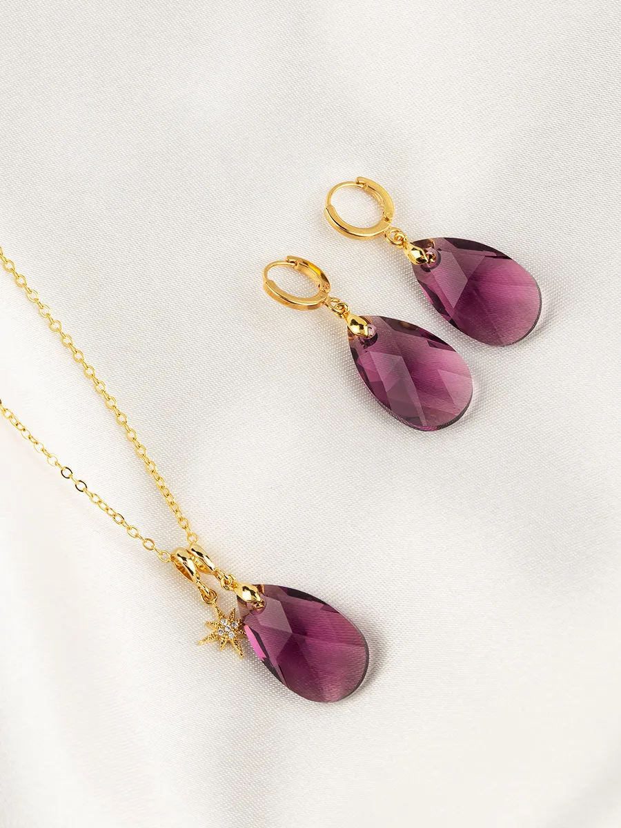 Olivia Jewelry Set | Amethyst