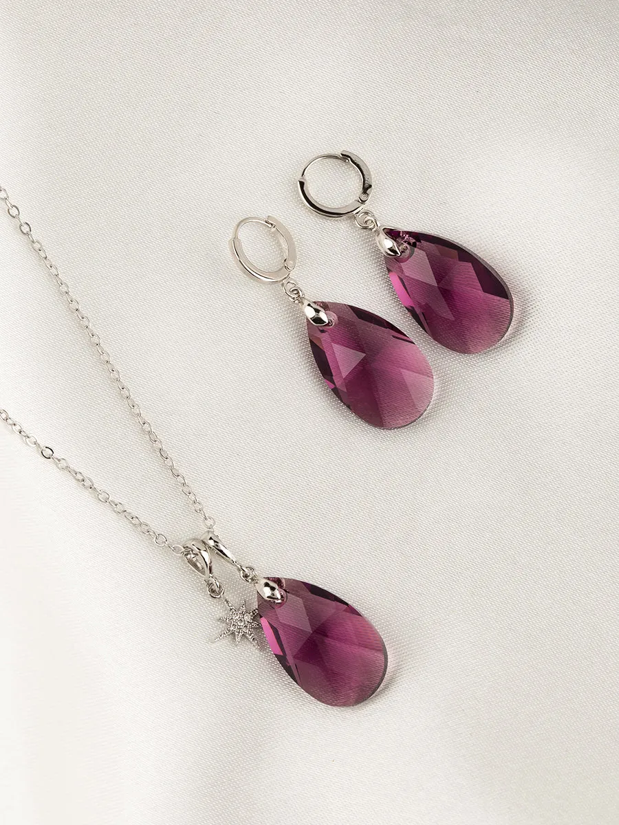 Olivia Jewelry Set | Amethyst