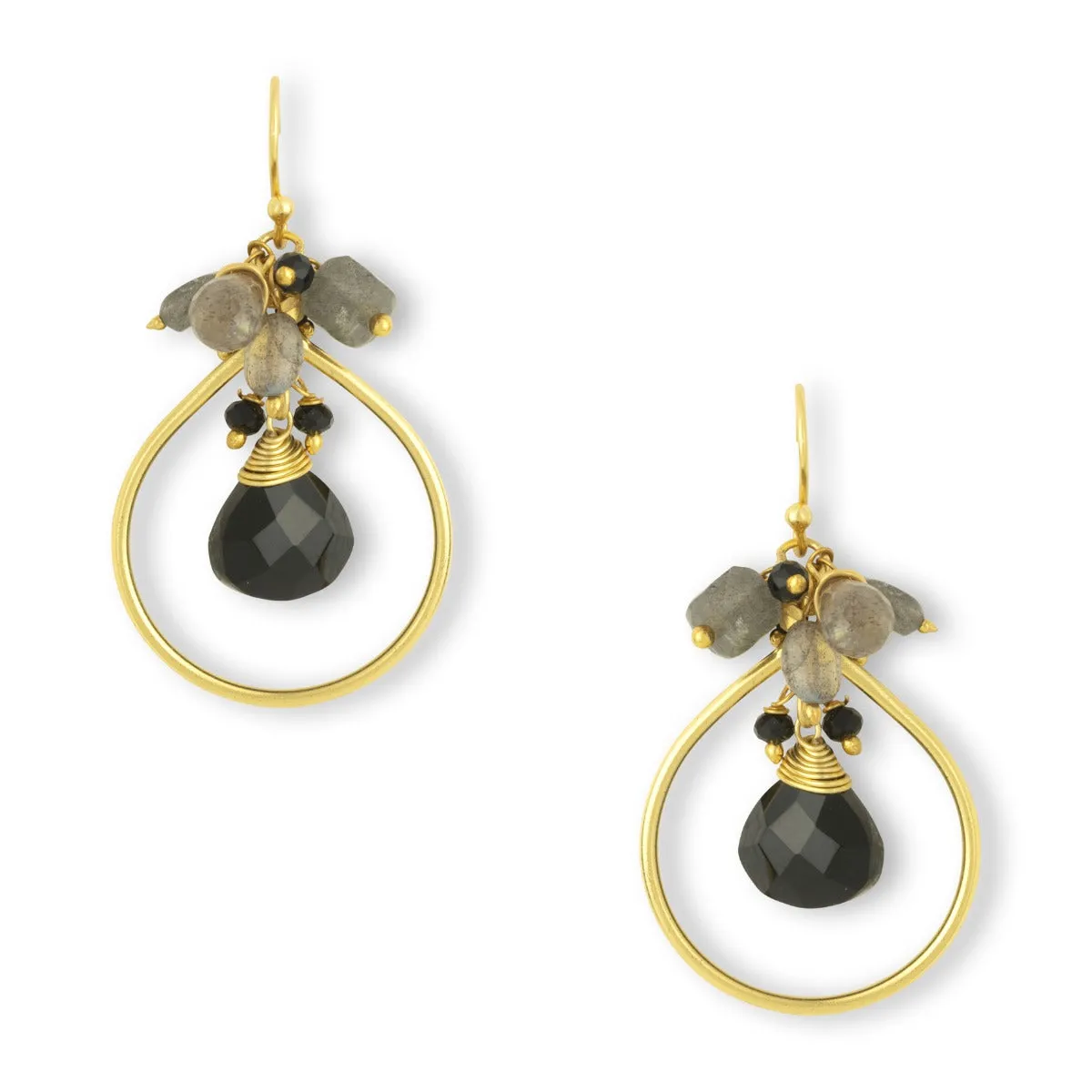 Robin Black Earrings