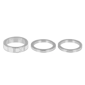 Roman Numeral Ring Set Silver Tone