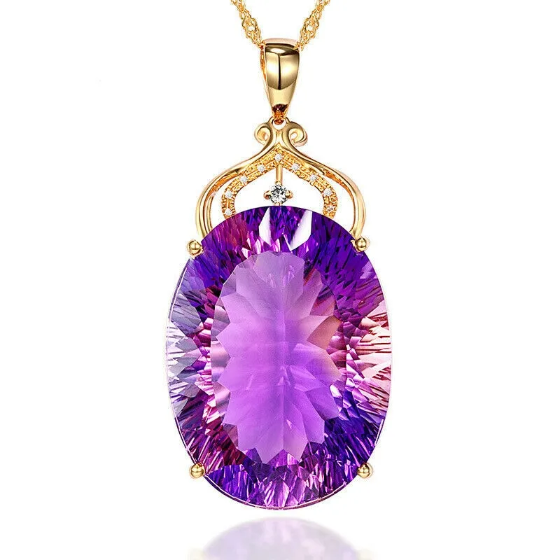 Stylemein - Amethyst Necklace | Amethyst Crystal Necklace