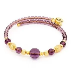 Summer Purple Wrap Bangle