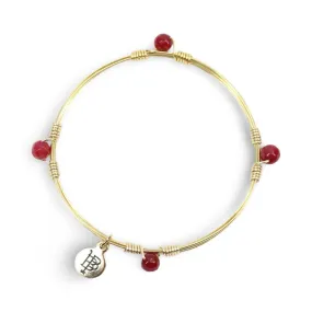 The Morgan Bangle - Garnet