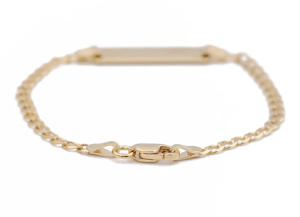 Yellow Gold 10K ID Bracelet